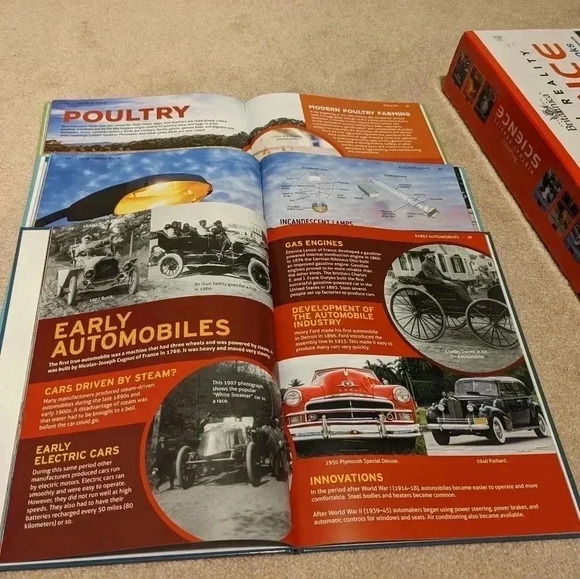 Encyclopedia Britannica How Things Work Planet Earth Transportation Set of 6 HC - Picture 10 of 12